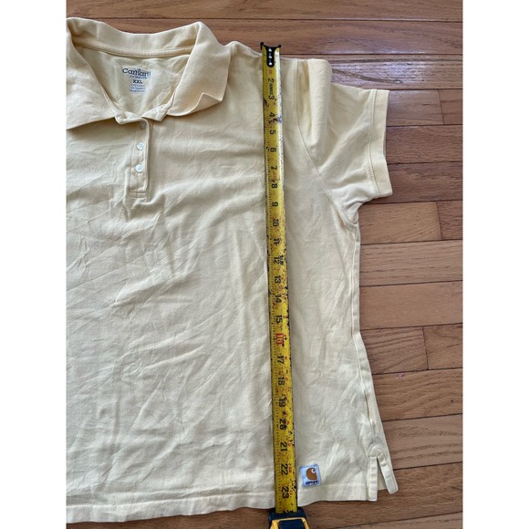 Carhartt women’s cotton‎ polo light yellow size XXL - Picture 4 of 4